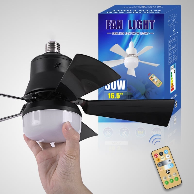 🔥 Summer Sale | 2-in-1 Ceiling Fan & LED Light with Remote