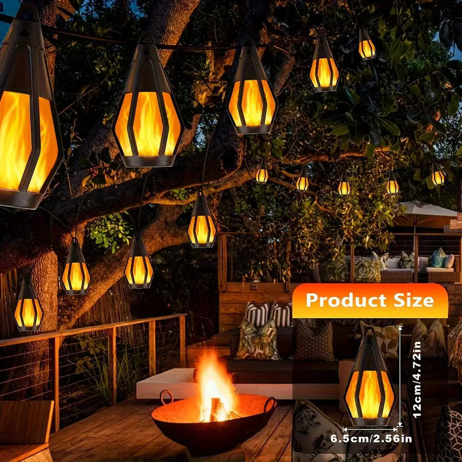 New IP65 Solar LED String Lights