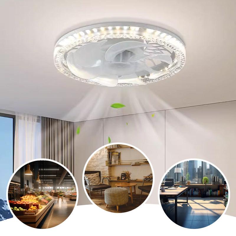 💥2026 HOT SALE 50% OFF💥  2-in-1 Mute Adjustable Fan Light with Remote Control