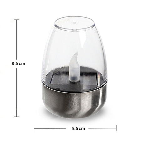 🕯️ BUY 2 GET 1 FREE! ☀️ 6-Pack Solar LED Table Lamps – Flameless & Waterproof, Auto On/Off with Dusk Sensor for Garden & Party 🏕️