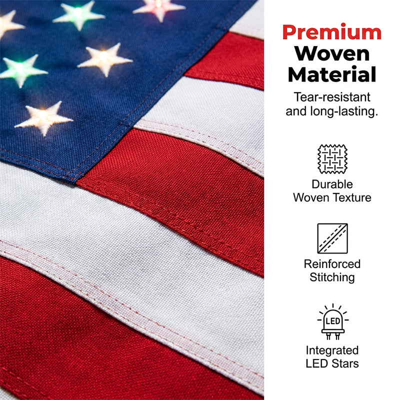 50% OFF FOR LIMITED TIME LED American Flag Light with Remote Control